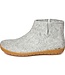 GLERUPS wollen sloffen pantoffels GRIJS RUBBER HONEY