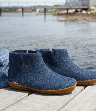 Glerups GLERUPS wollen sloffen pantoffels DENIM RUBBER HONEY