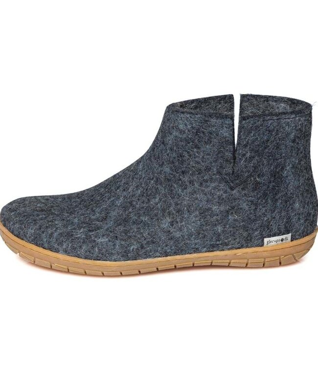 GLERUPS wollen sloffen pantoffels DENIM RUBBER HONEY