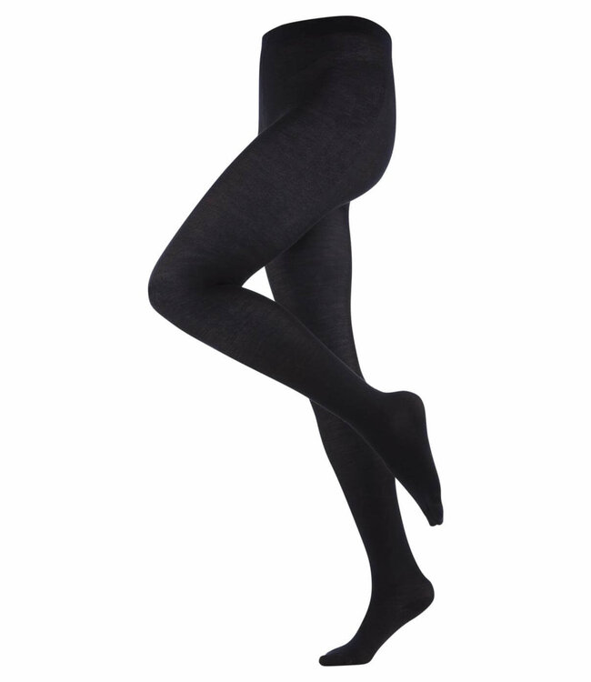 LIVING CRAFTS wollen maillot ZWART biologische wol katoen