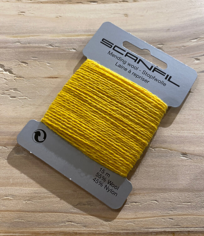 Stopwol voor wollen sokken ZONNEGEEL 87