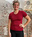ENGEL Wol zijde dames shirt met korte mouw MALVE wollen ondergoed