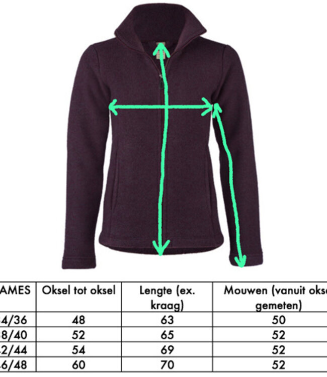 ENGEL NATUR wollen Jas vest dames wolfleece TERRACOTTA