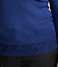 ENGEL Wol zijde dames longsleeve MET KANT v-hals NAVY