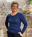 Engel ENGEL Wol zijde longsleeve dames NAVY wollen ondergoed