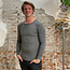 Hocosa longsleeve wol zijde heren * Grijs melange *