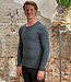 HOCOSA longsleeve van biologische wol zijde heren ANTRACIET