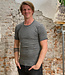 Hocosa HOCOSA shirt korte mouw wol zijde heren GRIJS MELANGE