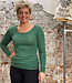 Hocosa HOCOSA longsleeve van biologische wol zijde dames GROEN