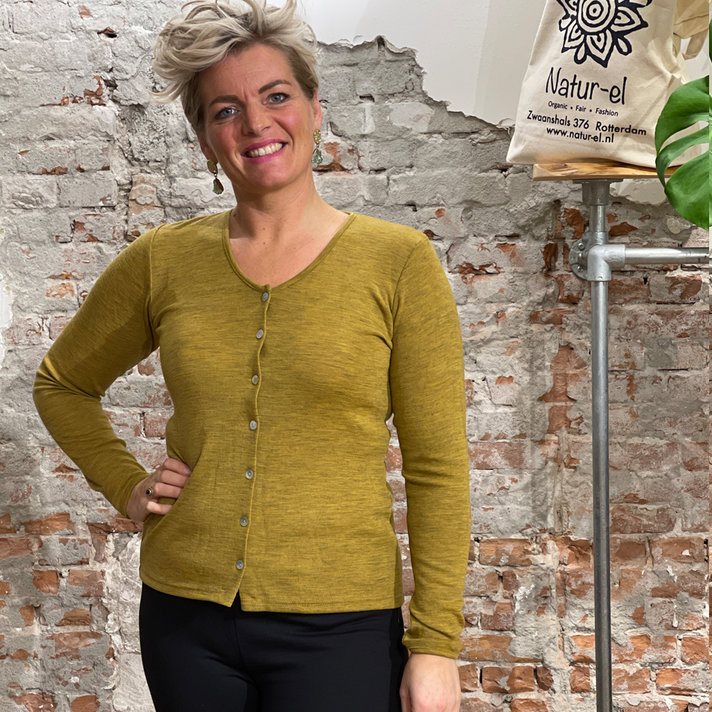 Bio Wollen Vest Dames 2025