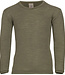 ENGEL wol zijde longsleeve voor kind EFFEN biologische wol OLIJF