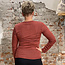 ENGEL Wol zijde longsleeve dames wollen ondergoed KOPER