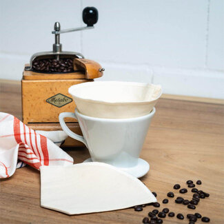 Living Crafts Wasbare koffie filters van biologisch katoen ZERO WASTE (2 stuks) Living Crafts