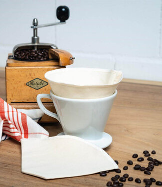Living Crafts Wasbare koffie filters van biologisch katoen ZERO WASTE (2 stuks) Living Crafts