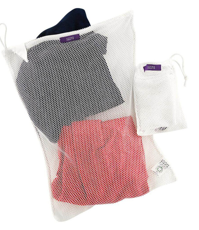 Wasnet netjes van biologisch katoen ZERO WASTE (3 stuks) Living Crafts