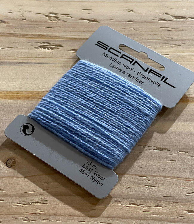 Stopwol voor wollen sokken WOLKJES BLAUW 67