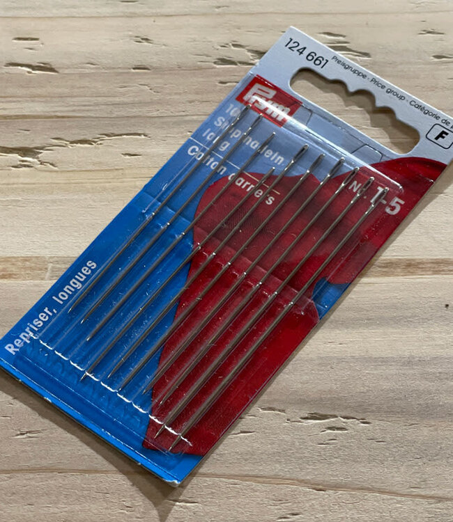 Stopnaalden voor het repareren van wollen sokken PRYM 1-5 LANG