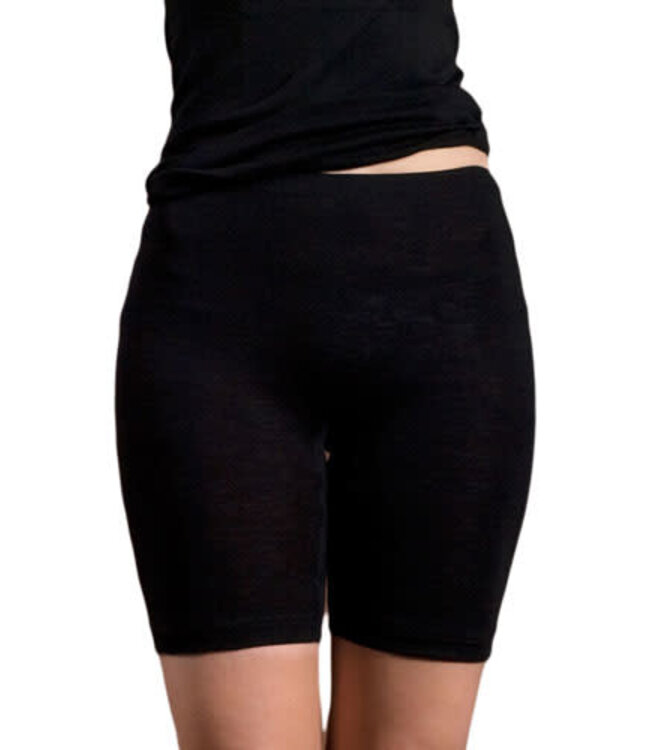 ENGEL Wol zijde broekje met pijpjes dames ZWART