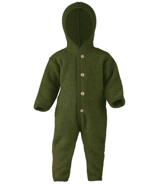 Engel ENGEL NATUR wollen buitenpak baby wolfleece BOSGROEN