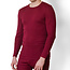 Hocosa longsleeve van biologische wol zijde heren BORDEAUX