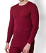 Hocosa longsleeve van biologische wol zijde heren BORDEAUX