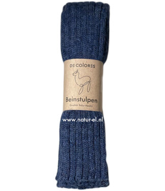 De Colores DE COLORES beenwarmers baby alpaca JEANS 86 - 40 cm