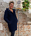 LANGERCHEN wollen parka jas RISANA NAVY