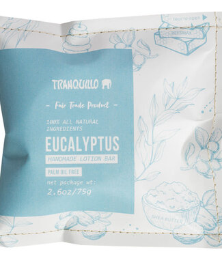 Tranquillo ZERO WASTE body lotion bar EUCALYPTUS zonder palmolie TRANQUILLO