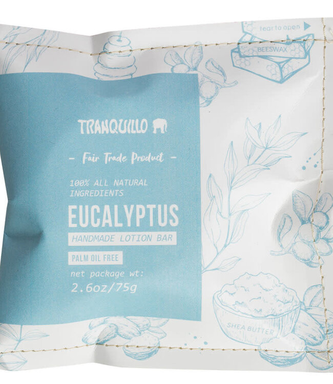 ZERO WASTE body lotion bar EUCALYPTUS zonder palmolie TRANQUILLO