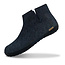 GLERUPS wollen sloffen pantoffels Laarsje DENIM RUBBER BLACK