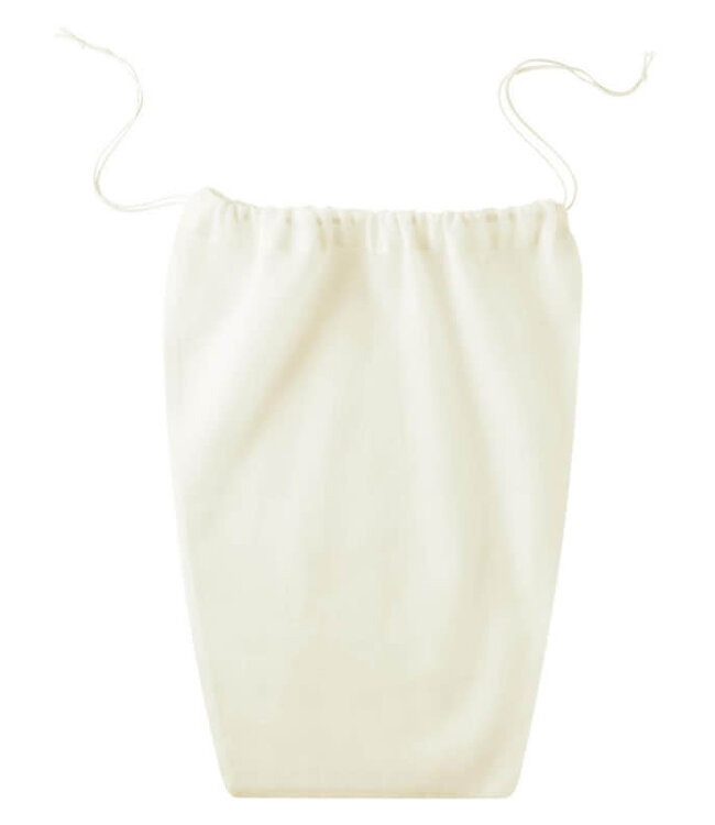 Zeefzak zeefdoek kaasdoek zeef van biologisch katoen ZERO WASTE Living Crafts