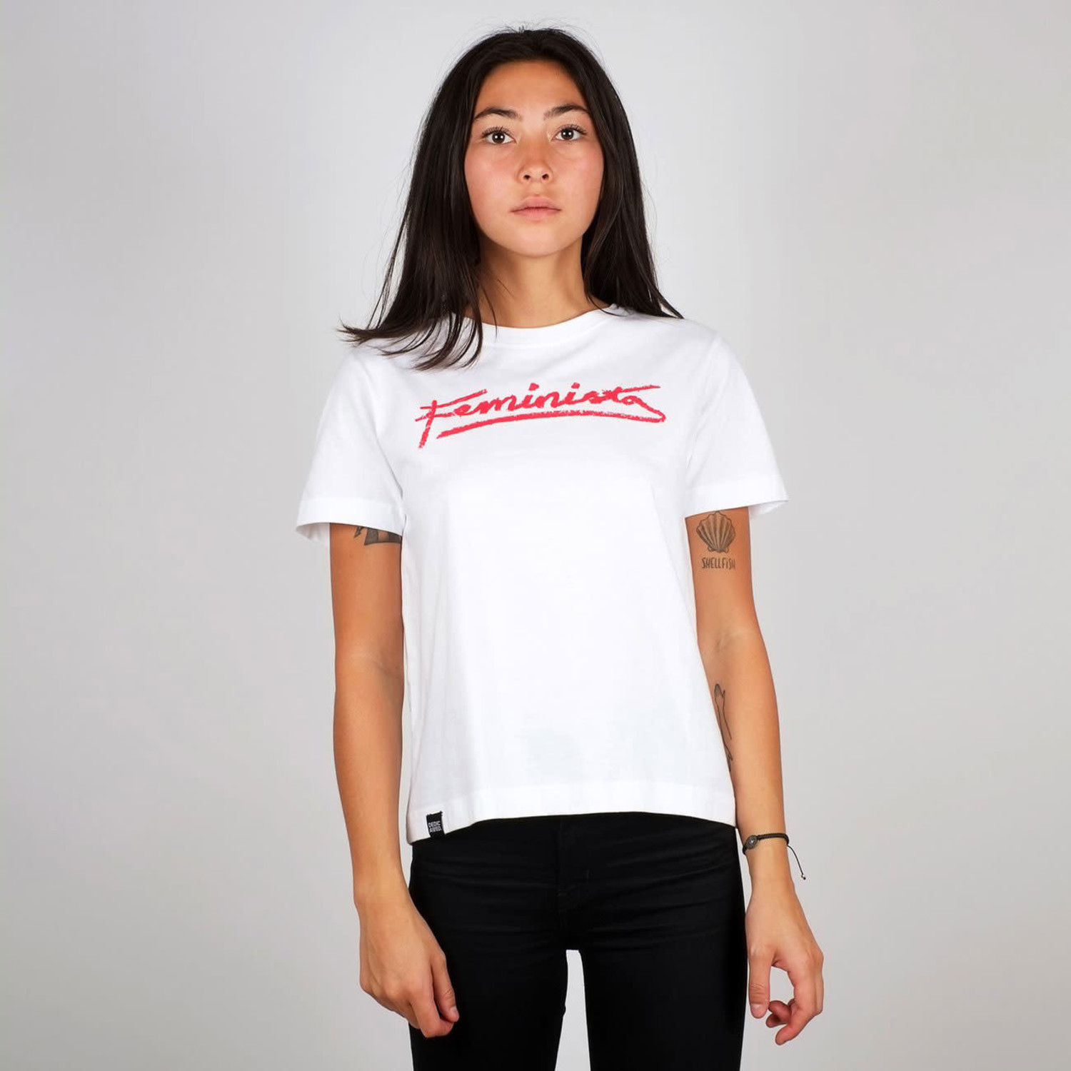 DEDICATED shirt biologisch katoen FEMINISTA | Natur-el - Natur-el