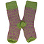 HIRSCH dunne wollen sokken KIND Noors 056 43 groen pink