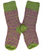 Hirsch Natur HIRSCH dunne wollen sokken KIND Noors 056 43 groen pink