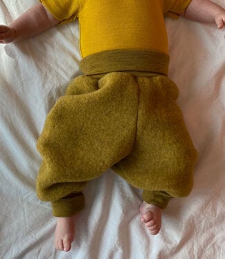 Engel ENGEL NATUR wollen baby broekje wolfleece baby SAFFRAAN