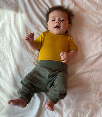 Engel ENGEL baby broekje wol zijde OLIJF