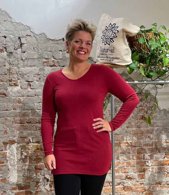 ENGEL Wol zijde tuniek shirt dames MALVE biologische wol