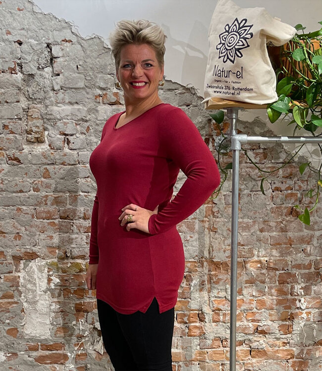 ENGEL Wol zijde tuniek shirt dames MALVE biologische wol