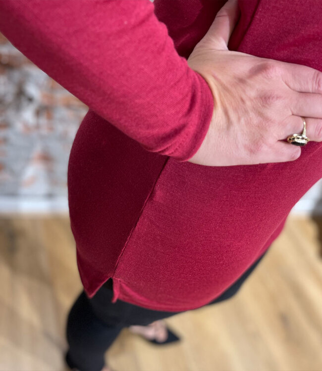 ENGEL Wol zijde tuniek shirt dames MALVE biologische wol