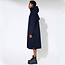 LangerChen lange wollen trenchcoat MILPORT NAVY
