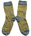 Hirsch Natur HIRSCH dunne wollen sokken KIND Noors 056 210 OKER GRIJS