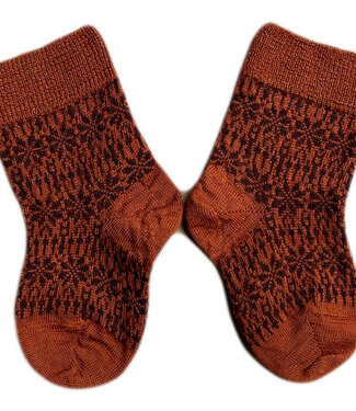 Hirsch Natur HIRSCH Dunne wollen sokken baby Noors 056 33 ANDORRA