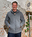 Engel Engel Natur Wollen jas vest heren wolfleece capuchon LEISTEEN