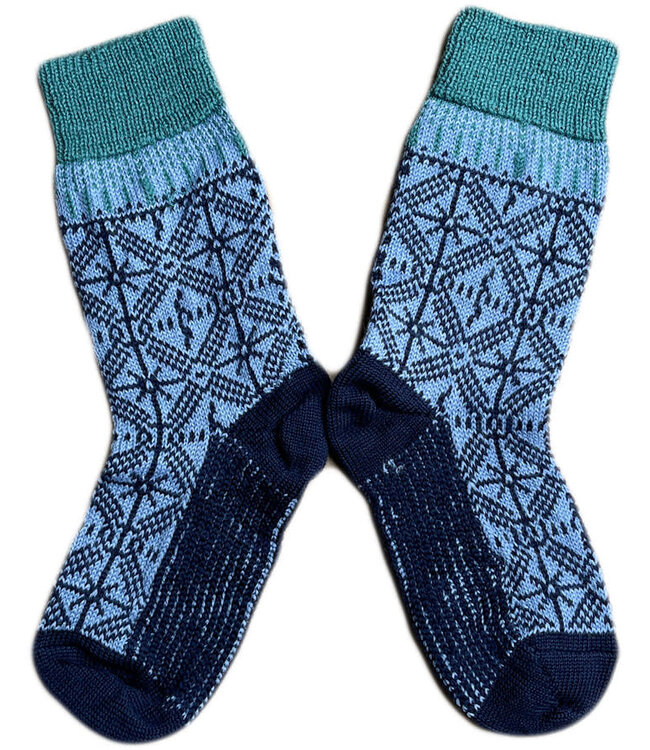 HIRSCH wollen sokken Noors ijskristal FROZEN 029 158