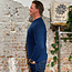 FISHERMAN Wollen trui RUTGER PETROL van merino en cashmere