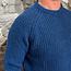 FISHERMAN Wollen trui RUTGER PETROL van merino en cashmere