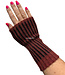 De Colores DE COLORES Polswarmers 100% baby alpaca TWO TONE ROEST 48