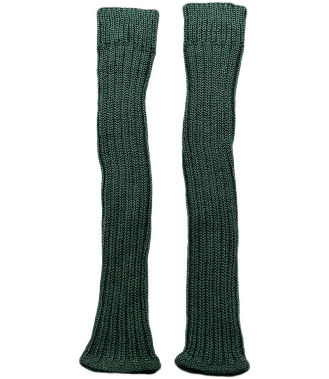 HIRSCH lange wollen beenwarmers EFFEN DENNEN 033 29 - 50 cm