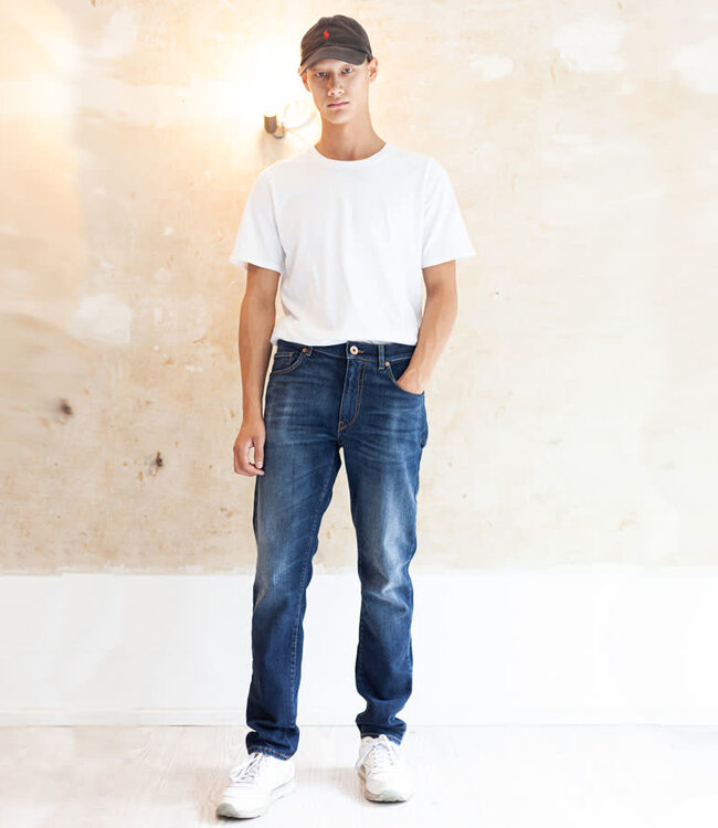 LAGO VERDE spijkerbroek jeans GIORGIO slim MEDIUM USED