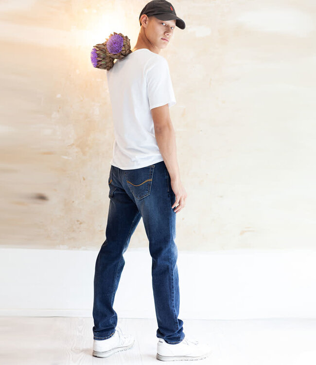 LAGO VERDE spijkerbroek jeans GIORGIO slim MEDIUM USED